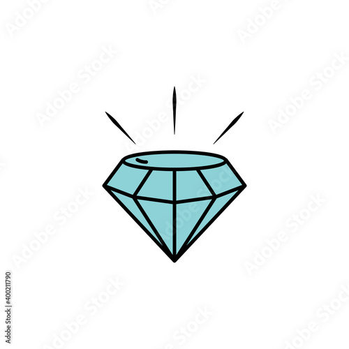diamonds line icon. Signs and symbols can be used for web, logo, mobile app, UI, UX on white background.