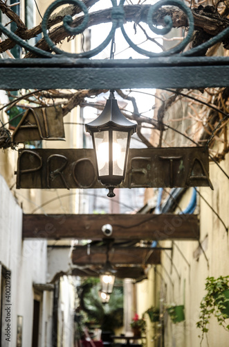 old street lamp