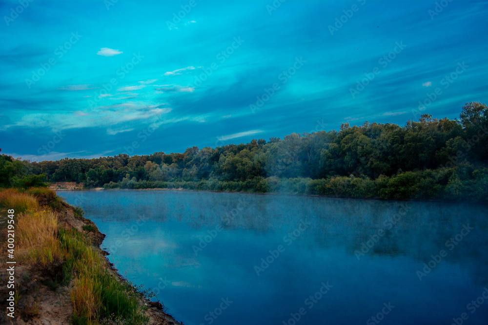 river, water, beach, greenery, foliage, trees, sunrise, mist, morning, dawn, sunset, field, hay, nature, haystack, sun, rays of the sun river, water, beach, greenery, foliage, trees, sunrise, mist, morning, dawn, sunset, field, hay, nature, haystack, sun, rays of the sun