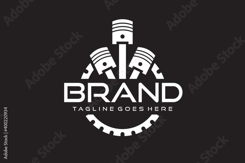 piston gear logo