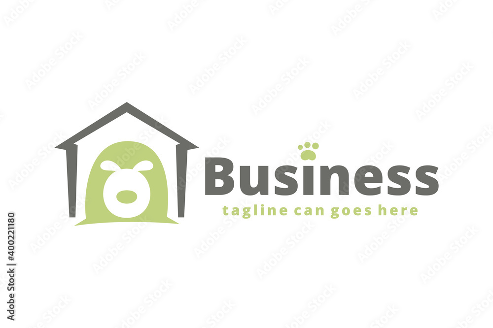cute dog house logo cute dog house logo