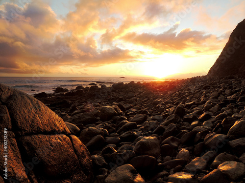 Sunset on the Rocks