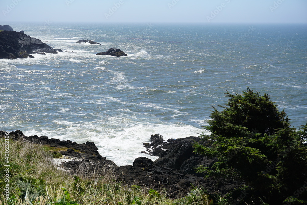 Otter Crest viewpoint on the Oregon coast