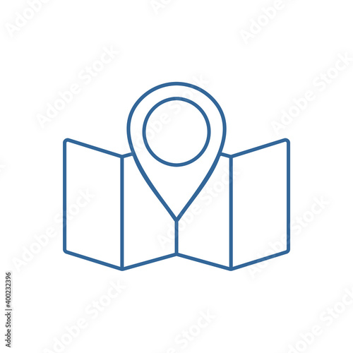 Point maps logo design vector template, Outdoor logo design concept, Icon symbol
