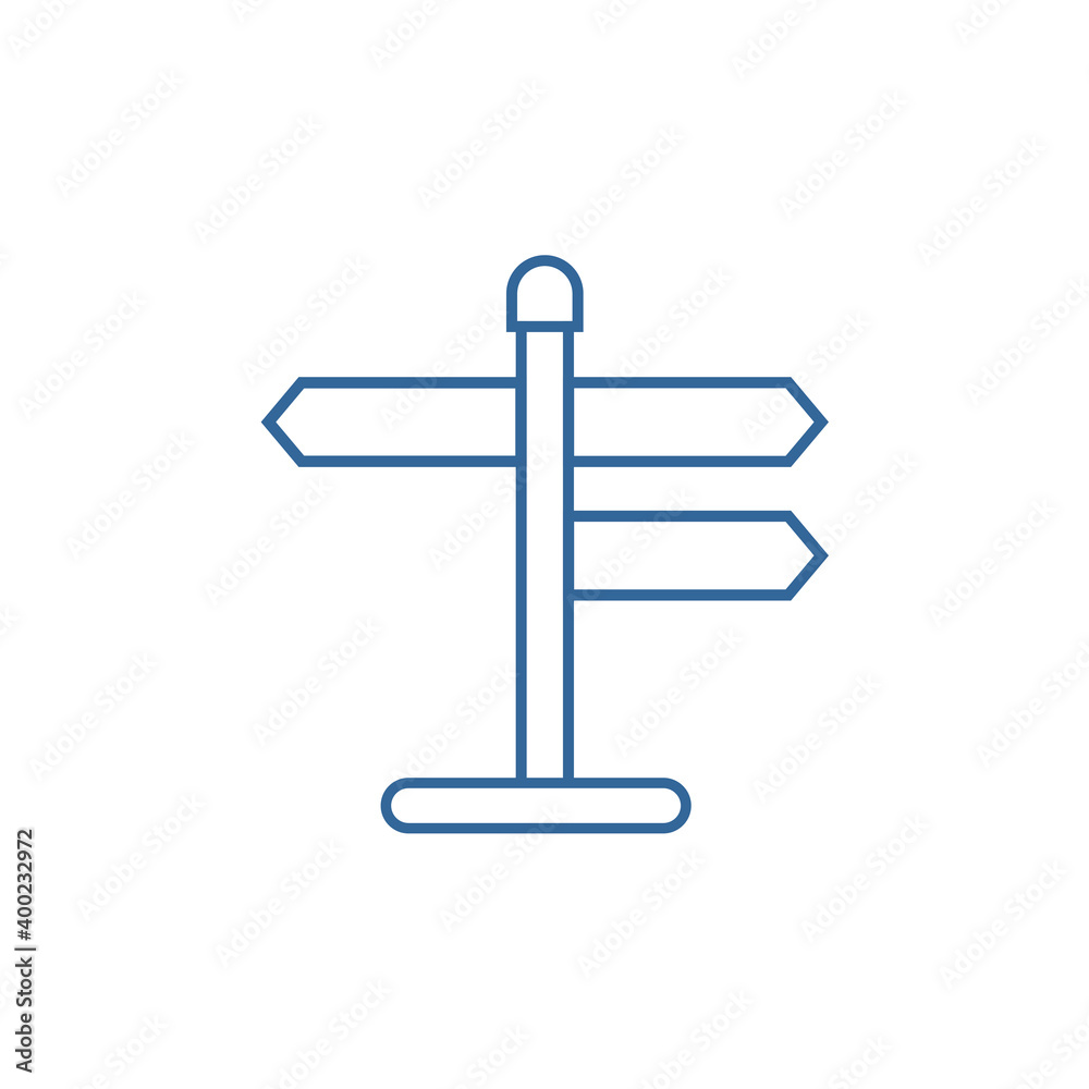 Signpost logo design vector template, Outdoor logo design concept, Icon symbol Signpost logo design vector template, Outdoor logo design concept, Icon symbol