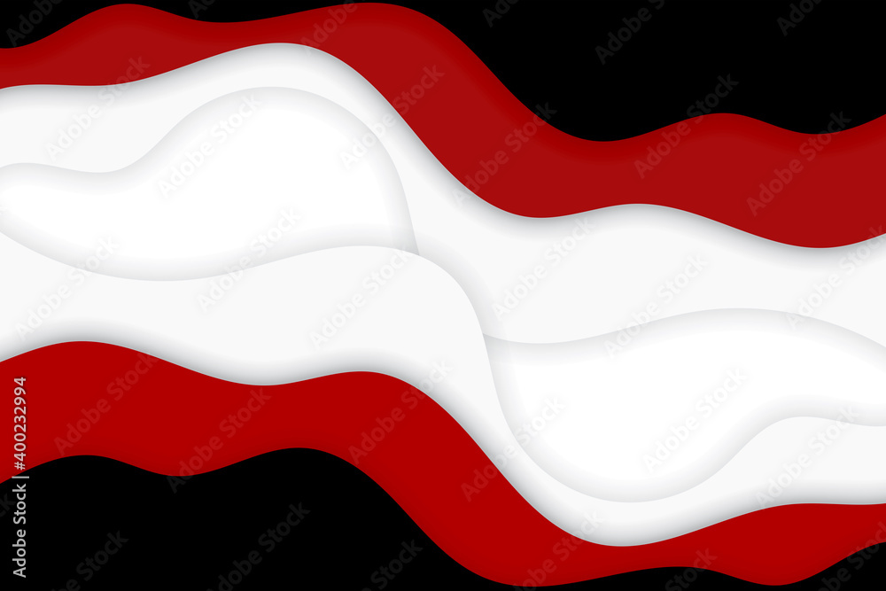 Naklejka premium Abstract Red, Black and white wave background Modern colorful flow poster. layout for Advertisement, Presentations, flyers, posters and invitations.