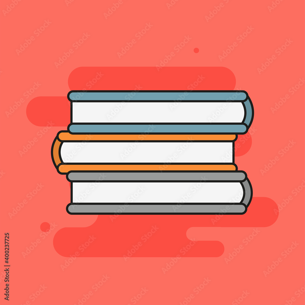 Fototapeta premium book back to school picture icon - Vector