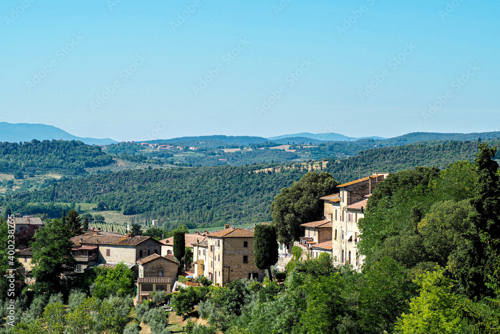 San Gimignano - a medeival village in the heart of Tuscany, Italy