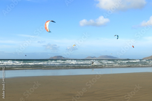kite on the Famara beach