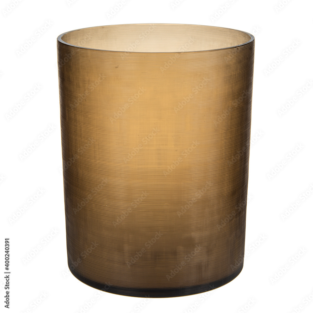 colored glass vase on white background isolated colored glass vase on white background isolated