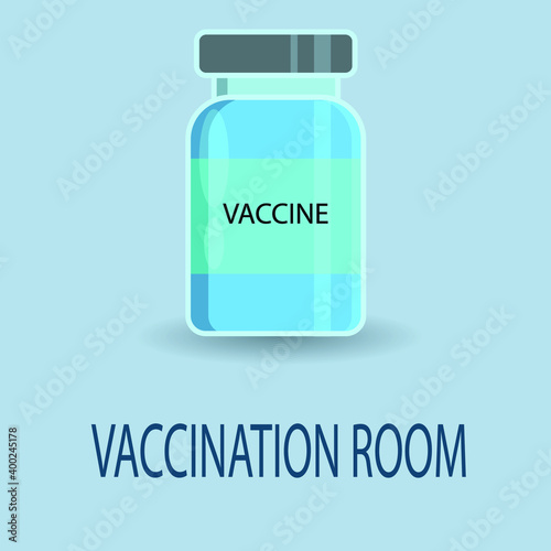 illustration of a bottle of vaccine