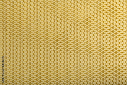 Yellow Honeycomb Seamless texture. Geometric abstract background. Template.