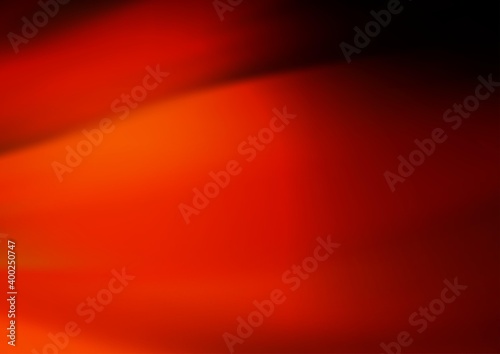 Dark Orange vector glossy abstract background.