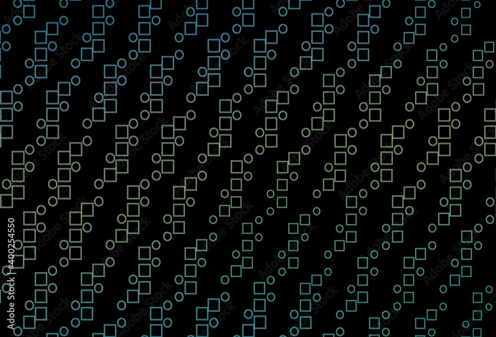 Dark Blue, Yellow vector pattern with crystals, rectangles. Dark Blue, Yellow vector pattern with crystals, rectangles.