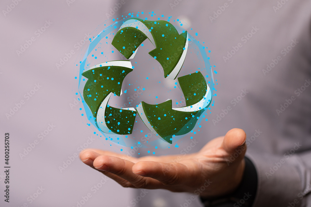 eco Concept of recycling - 3d rendering ecology eco Concept of recycling - 3d rendering ecology