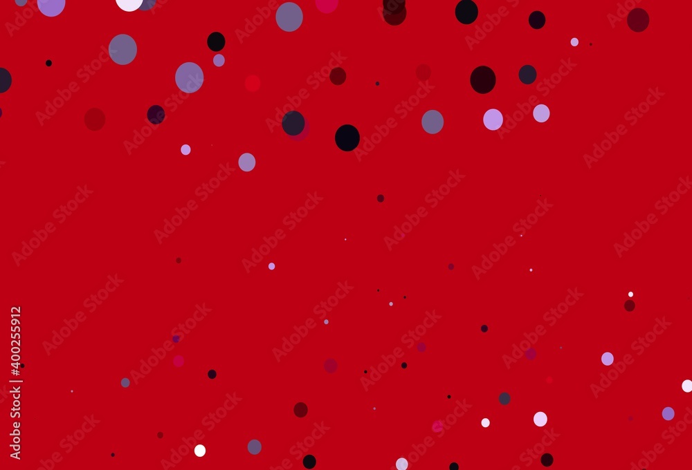 Light Purple vector cover with spots. Light Purple vector cover with spots.