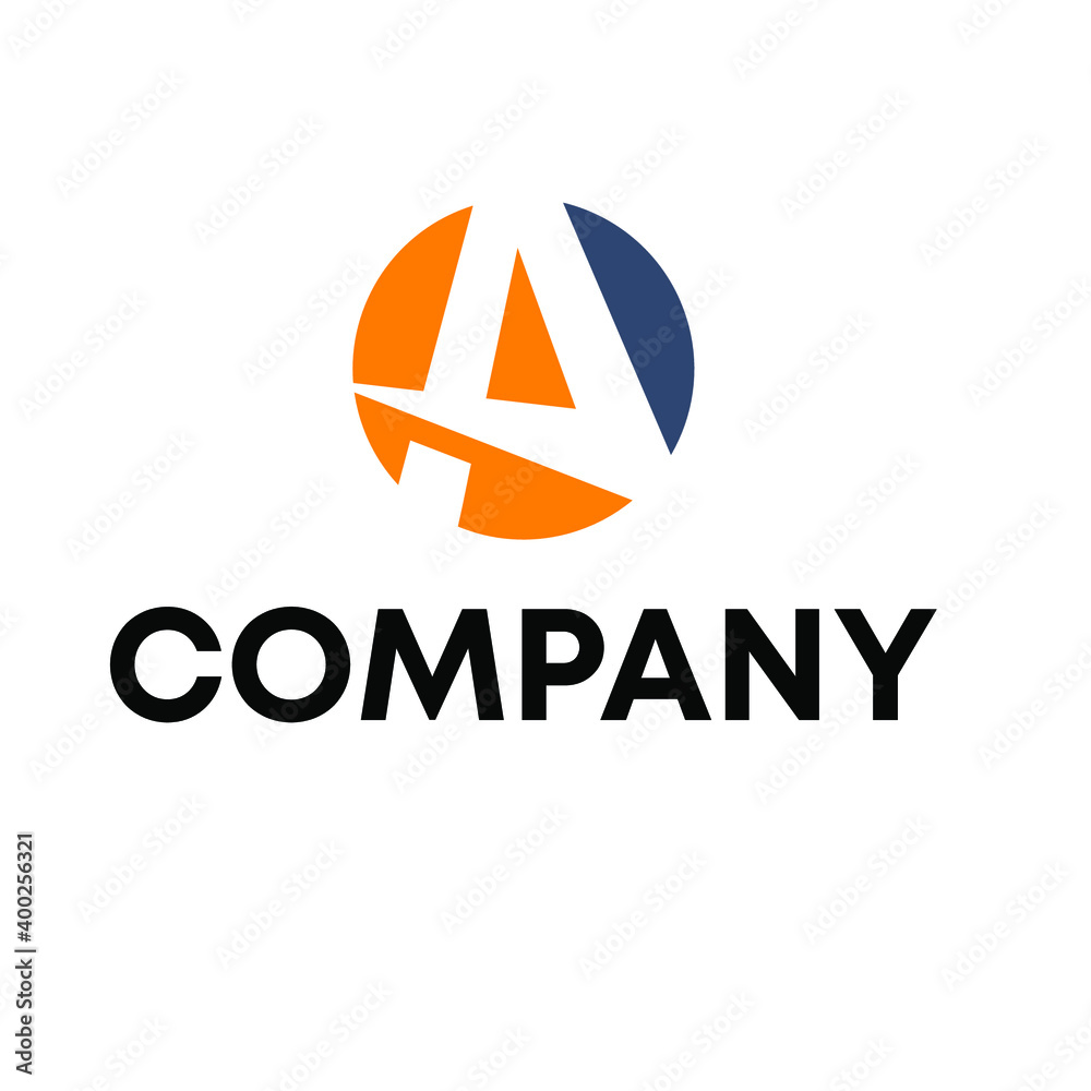 letter A logo letter A logo