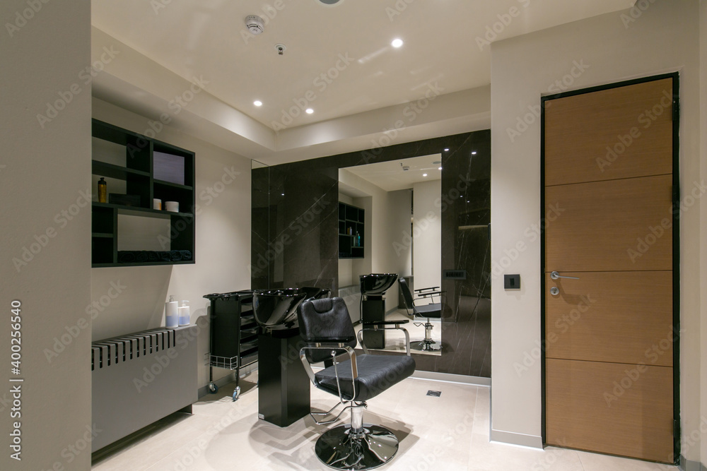 Fototapeta premium Interior of a hotel wellness fitness center