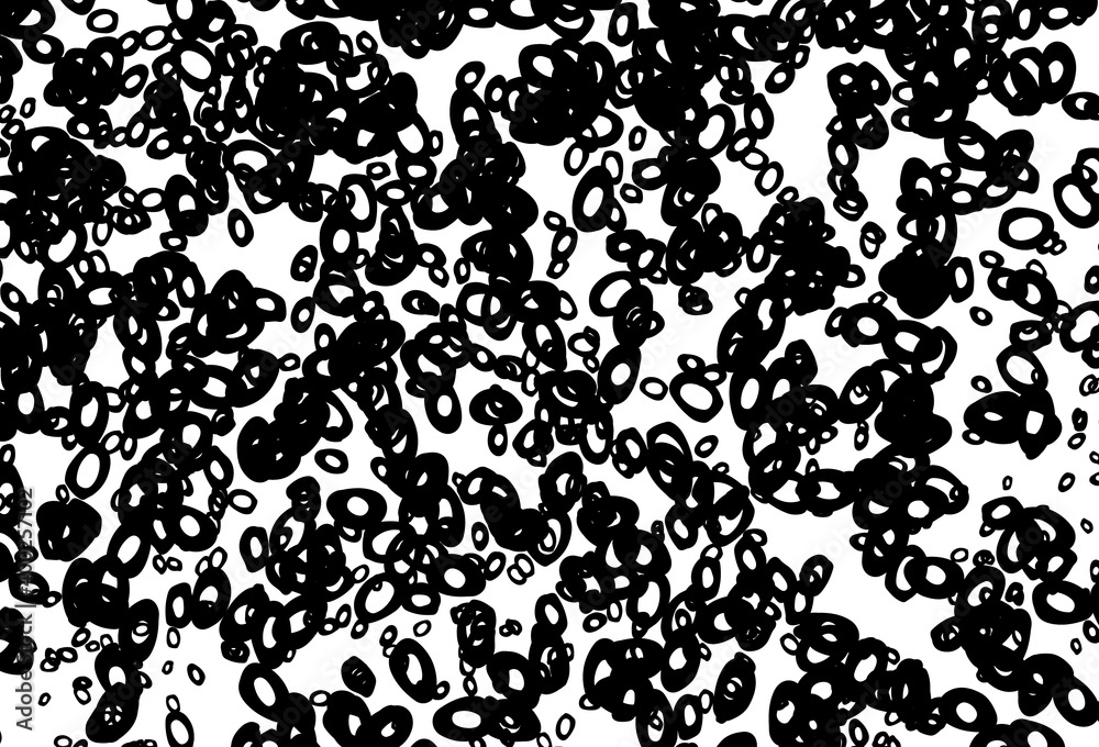 Black and white vector pattern with spheres. Black and white vector pattern with spheres.