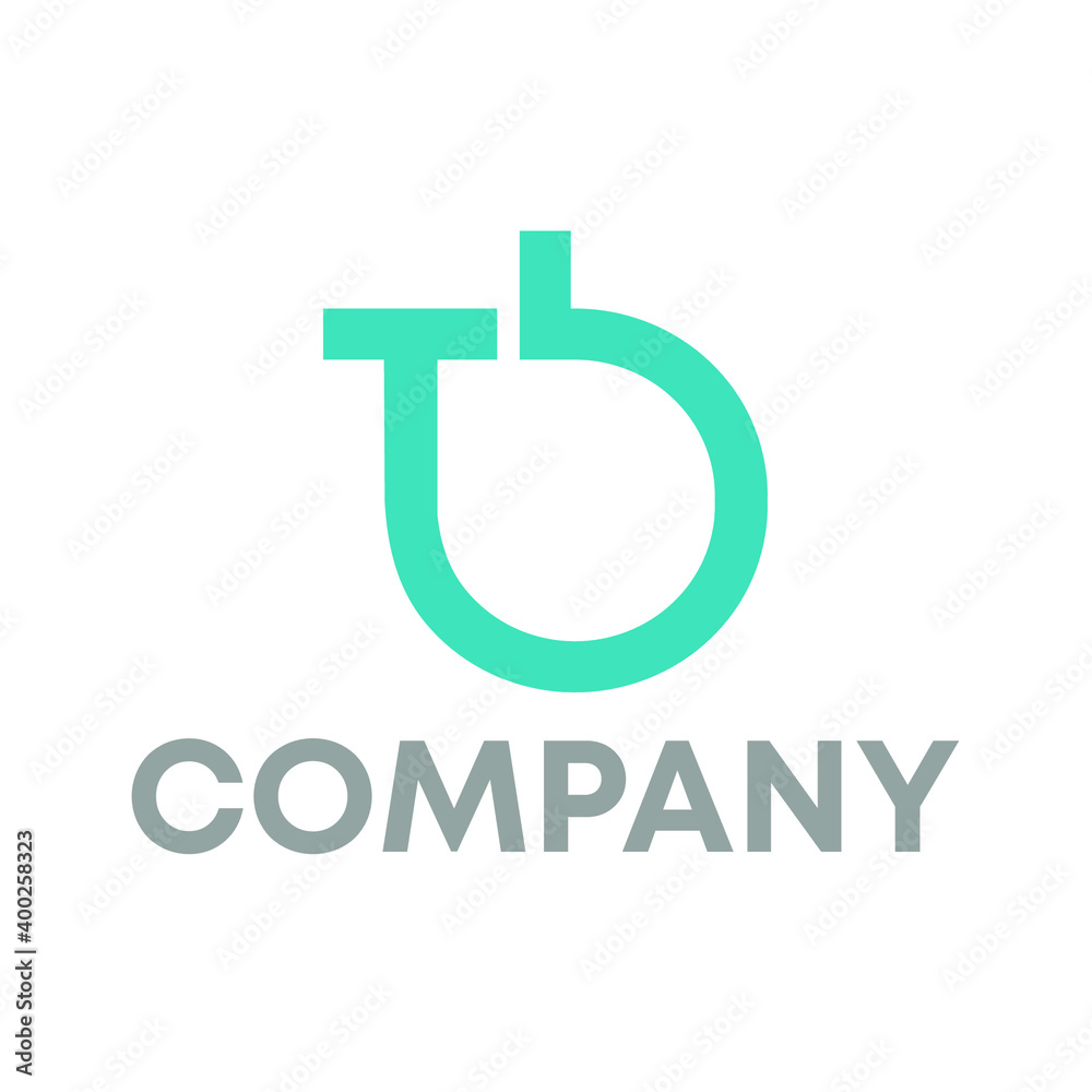 letter TB logo