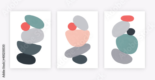 Watercolor abstract background. Balance art print wallpaper, acrylic poster design contemporary style. Vector vintage decor