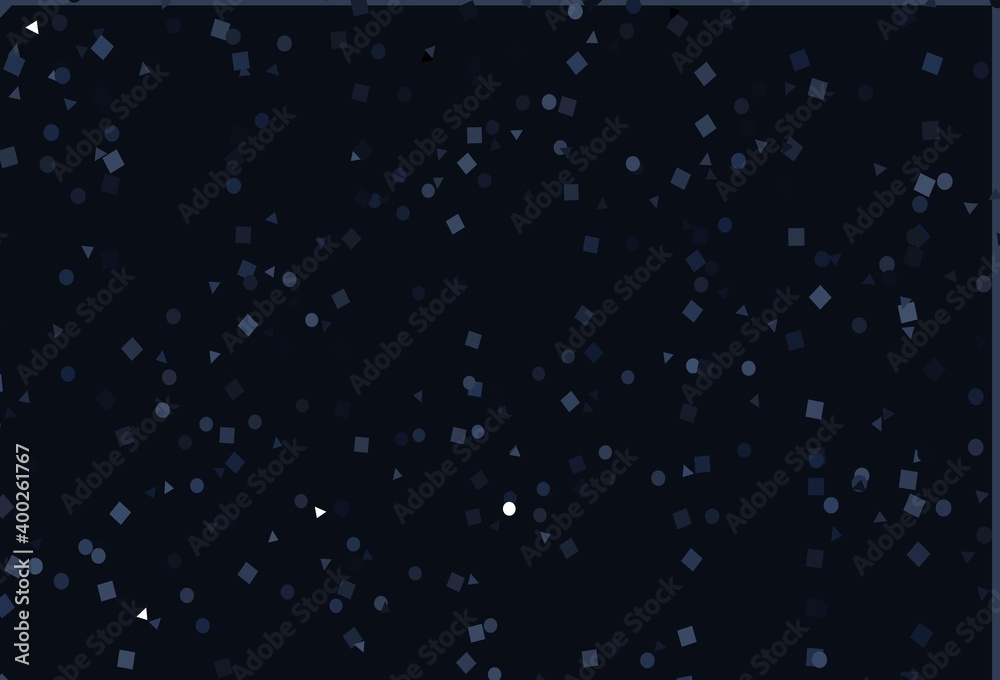Light BLUE vector texture in poly style with circles, cubes. Light BLUE vector texture in poly style with circles, cubes.