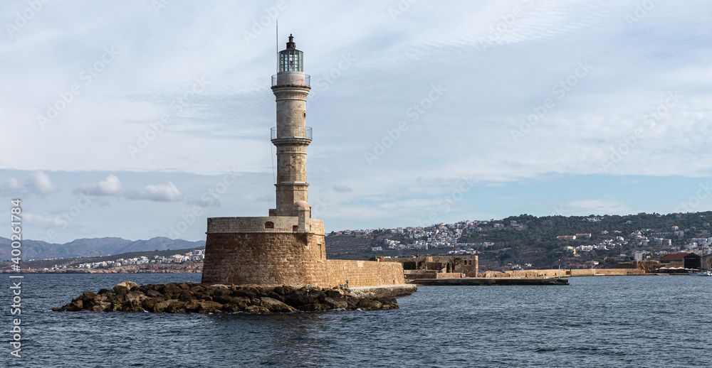 Lighthouse of Chania, Crete, Greece