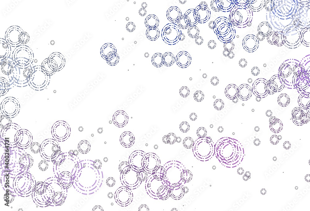Light Pink, Blue vector layout with circle shapes. Light Pink, Blue vector layout with circle shapes.