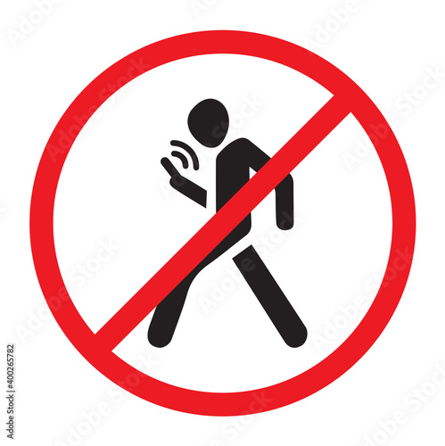 Mobile phone. Vector symbol