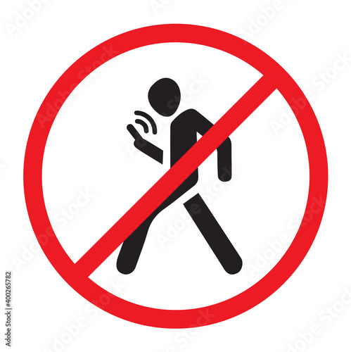 Mobile phone. Vector symbol photo