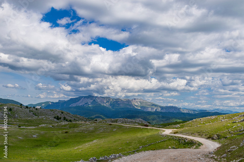 landscape with sky and clouds