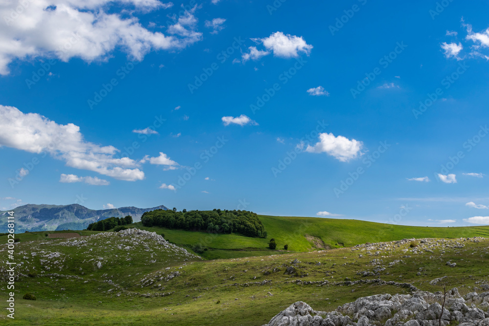 landscape with sky and clouds