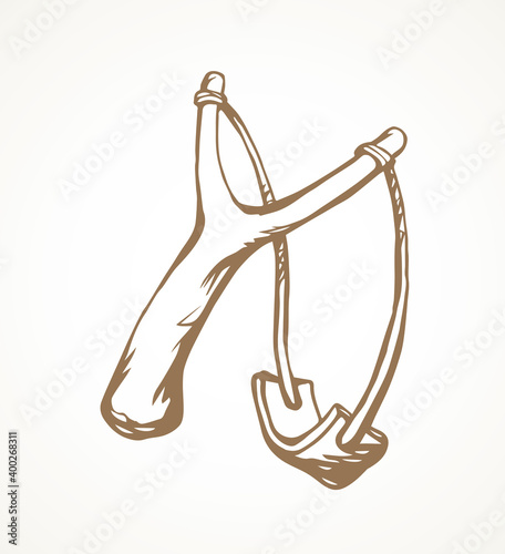 Old Epee. Vector drawing