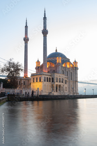 Ortakoy Mosque in Istanbul City, Turkey