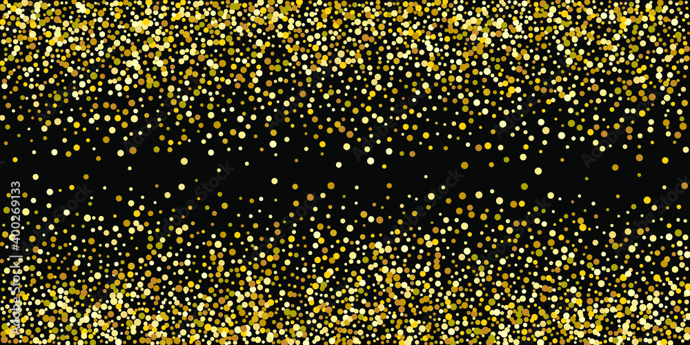 Golden glitter confetti. Golden glitter confetti.