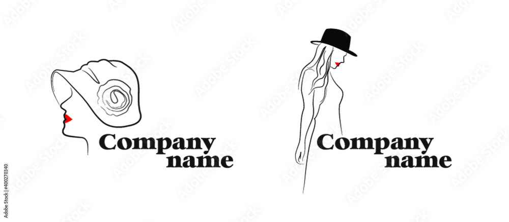 Fototapeta premium Fashion Company Logo