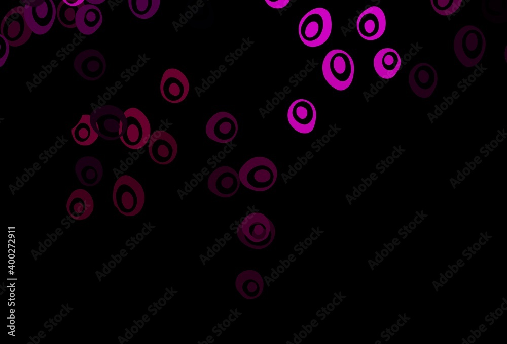 Dark Pink vector layout with circle shapes. Dark Pink vector layout with circle shapes.