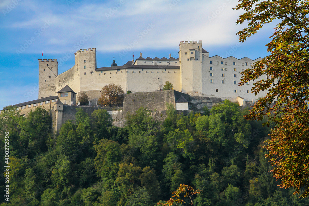 Hohensalzburg fortress located in the Austrian Salzburg