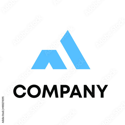 Free Download geometric letter M logo - GFXLoad