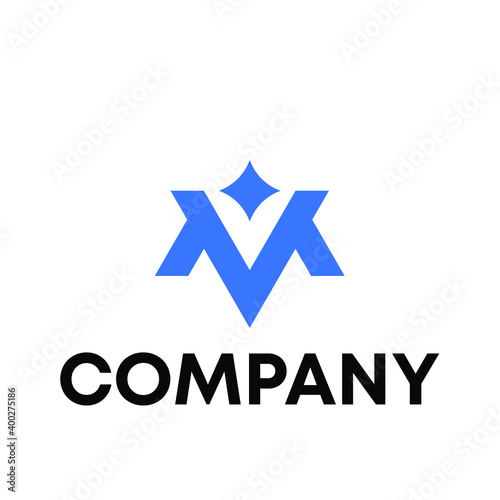 Free Download geometric letter M logo - GFXLoad