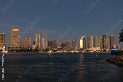 Miami skyline at sunrise, Florida, USA © JUAN