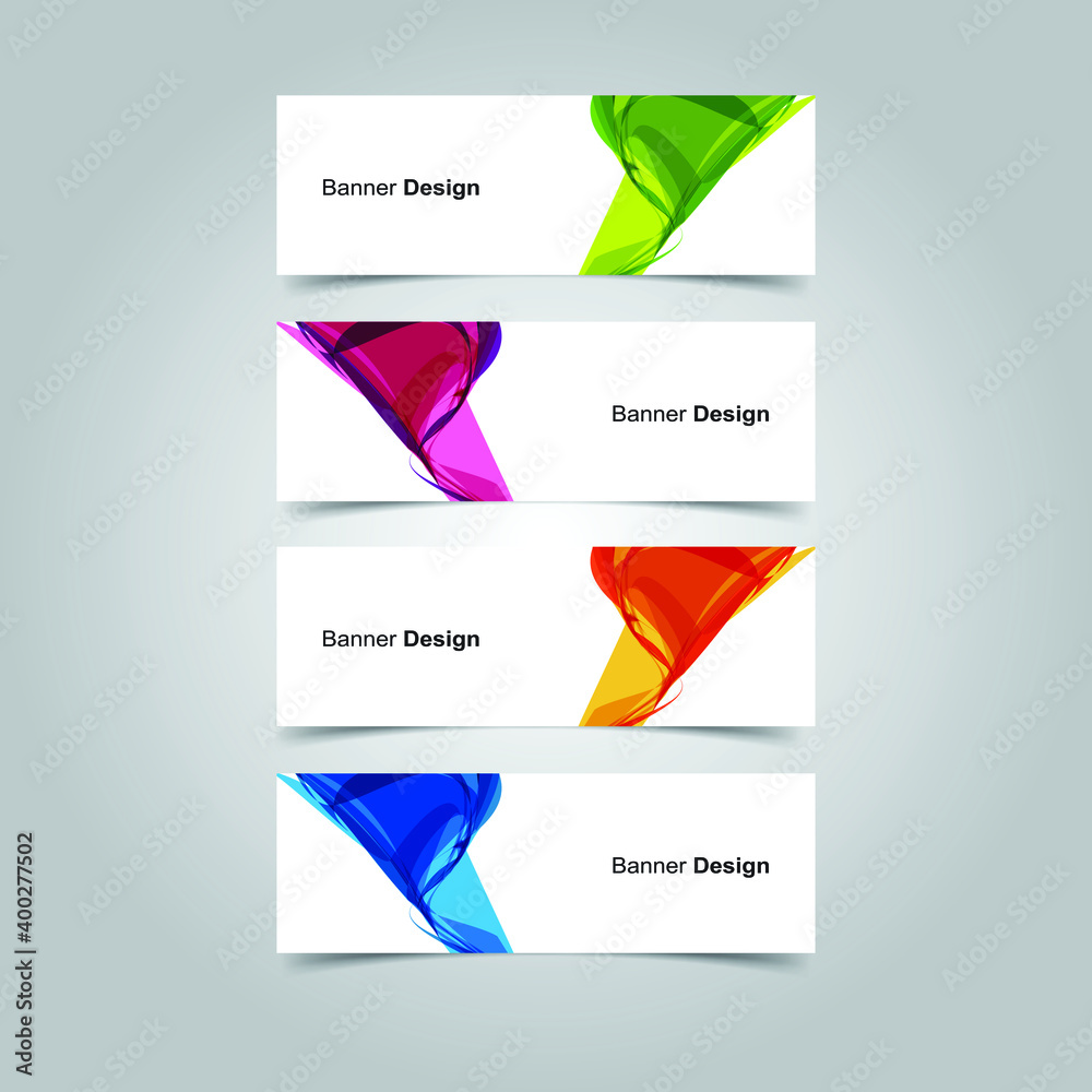Vector Abstract banner web template Vector Abstract banner web template