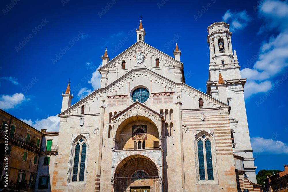 Cathedral, Duomo, Cattedrale Santa Maria Matricolare, Verona, Veneto, Italy