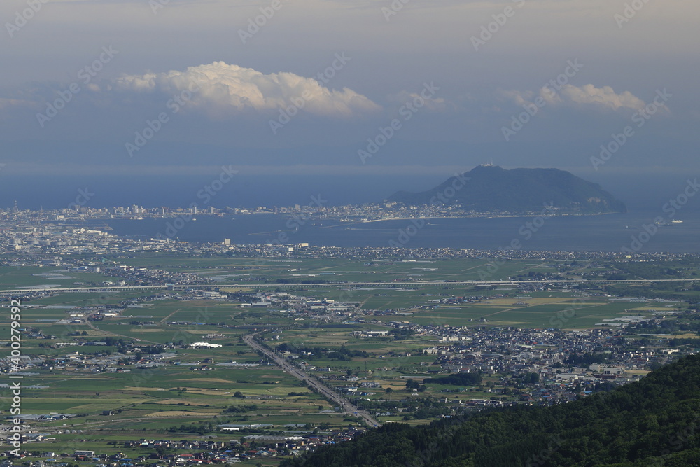北斗市きじひき高原からの函館山
