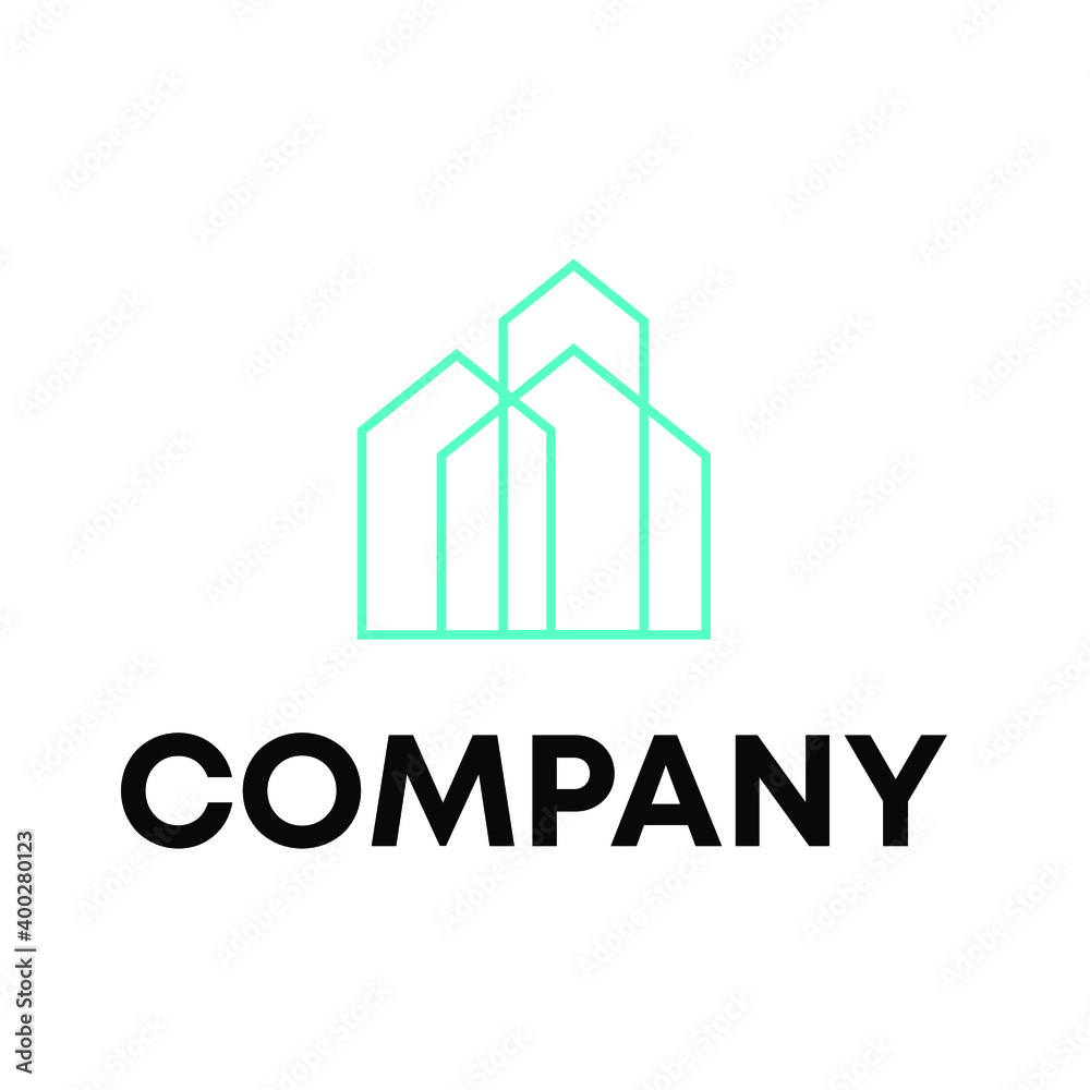 Fototapeta premium building construction logo