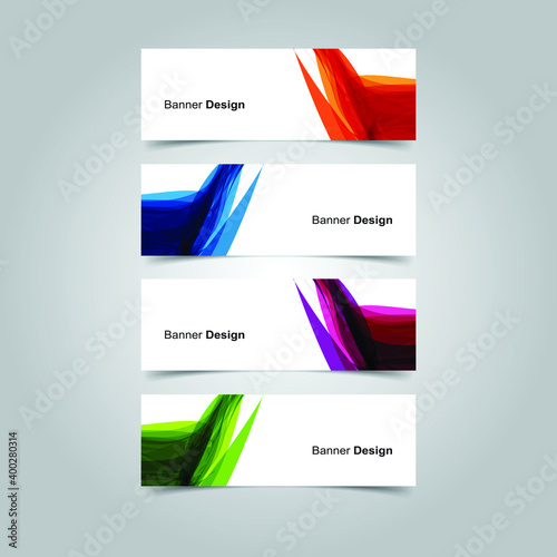 Vector Abstract banner web template