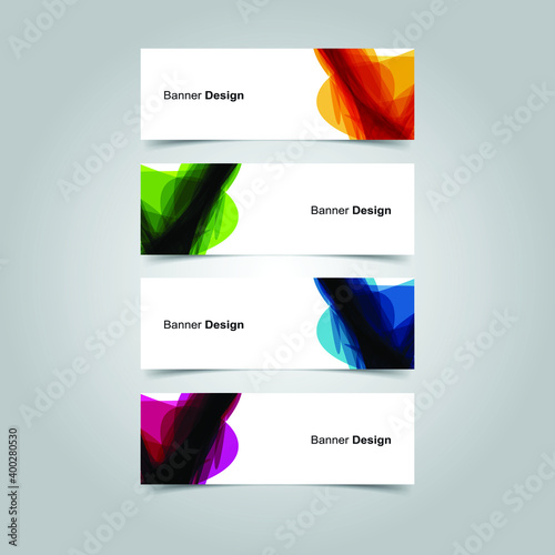 Vector Abstract banner web template