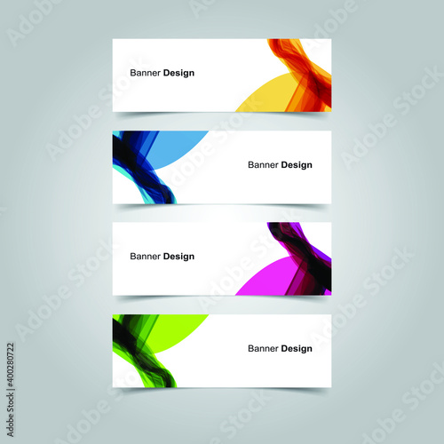 Vector Abstract banner web template