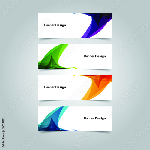 Vector Abstract banner web template