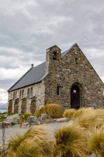 old church in New Zealand's southern alps